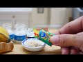 Yummy Miniature Banana Desert ASMR Cooking Mini Food