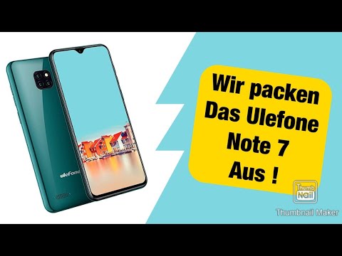 Ulefone note 7 Unboxing