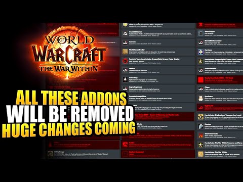 These HUGE WoW Addons Will All Be REMOVED Soon