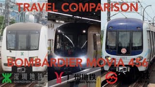 Download lagu Travel Comparison: Bombardier MOVIA 456's (Shenzhen vs. Guangzhou vs. Shanghai) mp3