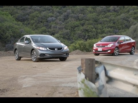 Honda Civic vs Kia Rio | Best Cars for 20k | Edmunds.com