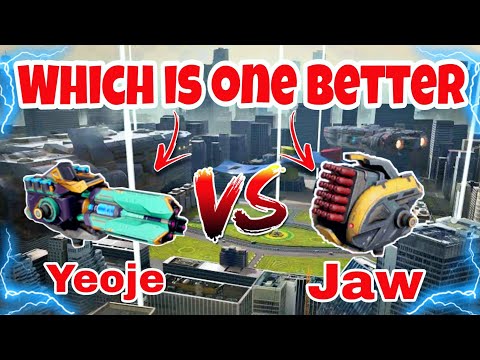 [WR] 🔥 Yeoje VS Jaw Weapon Comparison |War Robots|