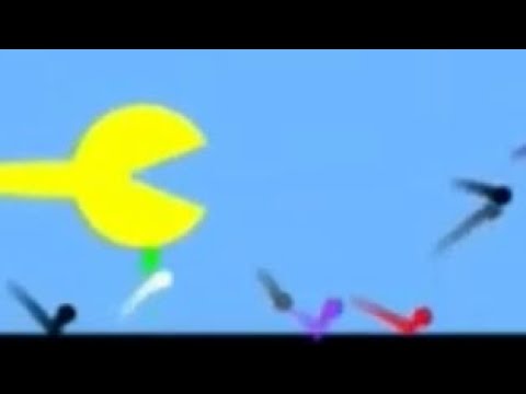 Escape PacMan | Elimination Race in Algodoo