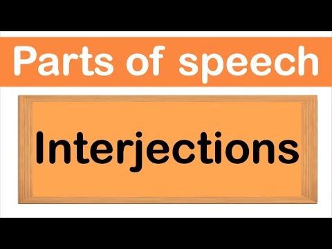 INTERJECTIONS | Definition, Types & Examples in 3 MINUTES | Parts of speech