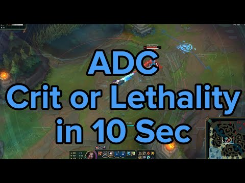 ADC Crit or Lethality League of Legends #1