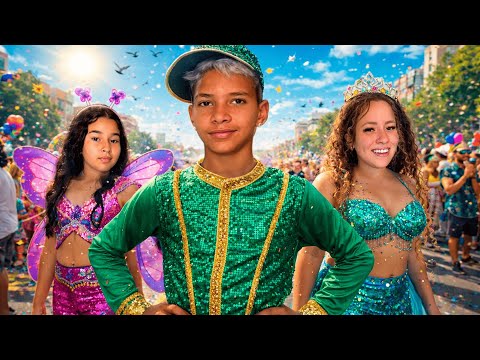 We went out to enjoy Carnival.