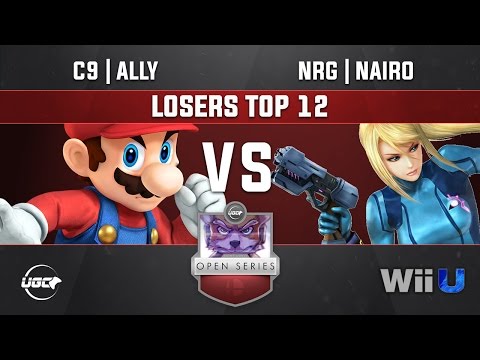 UGC Smash 4 LOSERS TOP 12  - C9 | Ally (Mario) vs NRG | Nairo (Zero Suit Samus)