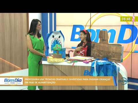 Professora usa teÌcnicas criativas e divertidas para alfabetizar crianças 15 10 2021