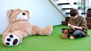 【モニタリング】巨大ぬいぐるみがいきなり動き出したらどんな反応するのか？