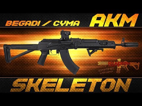 [Review] Begadi/Cyma AKM Skeleton Gen.2 (AK74, AK47, AKS) 6mm Airsoft/Softair 4K UHD