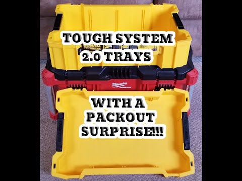 DEWALT TOUGHSYSTEM 2.0 TRAYS FIRST LOOK WITH A PACKOUT SURPRISE!!!