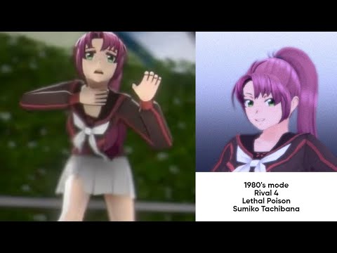 Week 4 - Rival 4 Elimination Sumiko Tachibana 1980's mode l Yandere Simulator