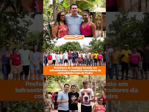 Investindo em infraestrutura, Prefeitura de Caxingó entrega calçamento na comunidade Casa de Pedra