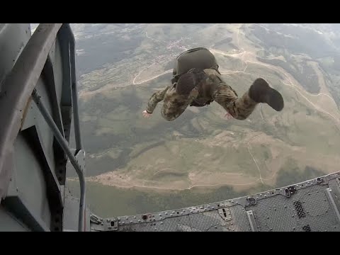 Padobranski skokovi u vodu   63  padobranska brigada Vojske Srbije