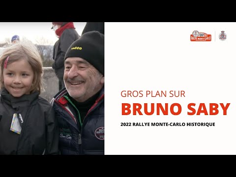 Gros plan sur Bruno Saby - Rallye Monte-Carlo Historique 2022