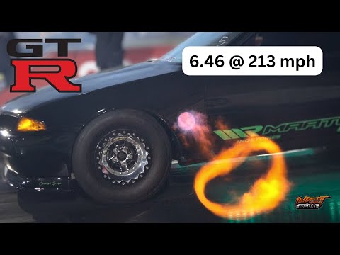 PNSHER by Maatouks, bumps the PB down again to 6.46 @ 213mph with a driveline failure!  (+in-car)