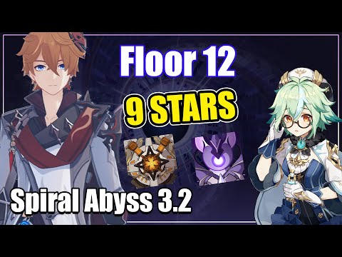 Childe National F2P team comp (4 Star Weapons) - 3.2 Spiral Abyss Walkthrough