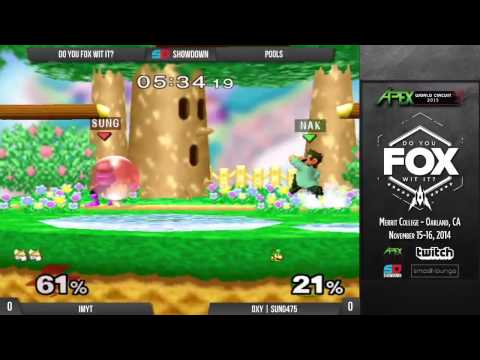 DYFWI Day 1 - Pools: OXY|SUNG475 (Fox) vs Imyt (Dr. Mario)