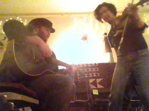 Arizona Stomp (newly learned) - Miss Moonshine & Evan Kinney - fiddle guitar
