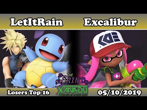 The Grind 75 LetItRain (Cloud, Pokémon Trainer) vs Excalibur (Inkling) Losers Top 16