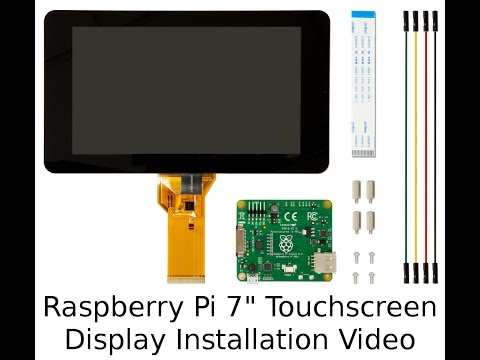 Official Raspberry Pi 7" Touchscreen Display Installation Video