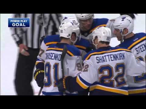 119-й гол Владимира Тарасенко в НХЛ (St. Louis Blues 4:3 Chicago Blackhawkes) [4-й матч]