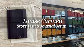 Louise Carmen Store Visit & New Journal Setup 🇫🇷 | Honore