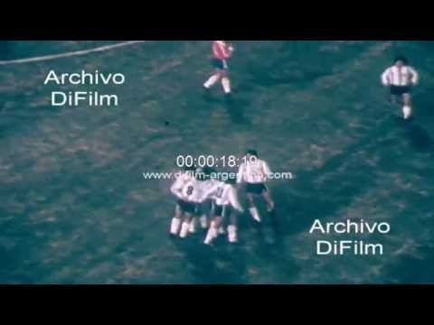 Argentina vs Chile - Friendly International Match 1980