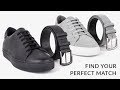 Matching Minimalist Belts And Sneakers By Dalgado