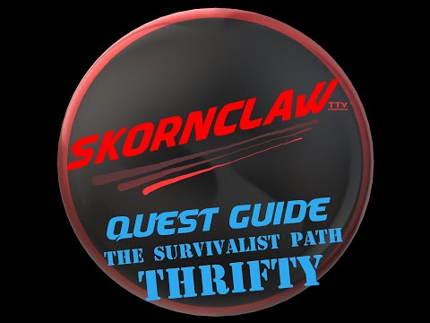 Tarkov Quest Guide - The Survivalist Path - Thrifty Jaeger