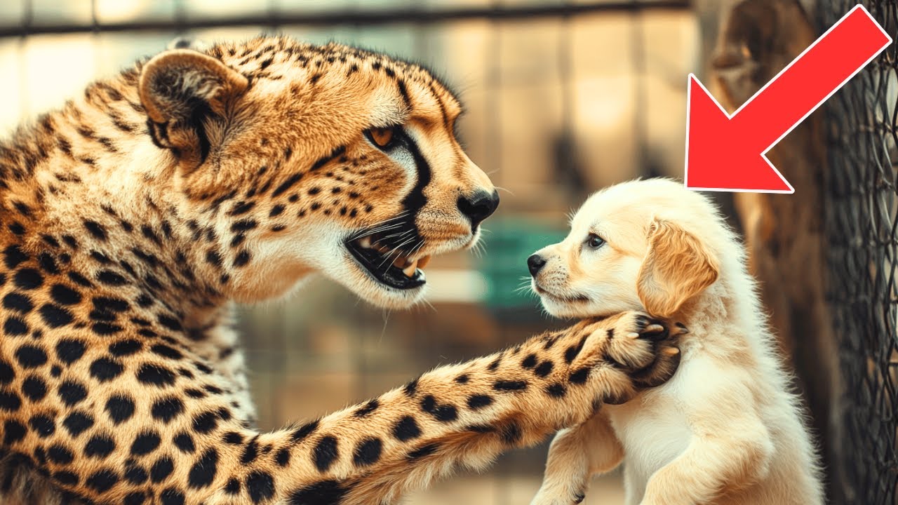 😱A puppy was thrown into a CHEETAH's enclosure. You Won't Believe WHAT Happened Next...