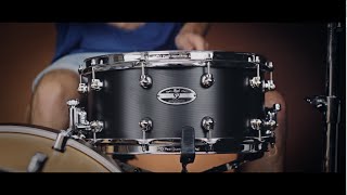 Video thumbnail for Pearl Hybrid Exotic 14x6.5" Cast Aluminium Snare Drum by Peter Lewis