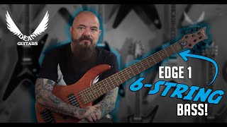 Video thumbnail for Dean Edge 1 6-String Bass - Vintage Mahogany by Dean Guitars