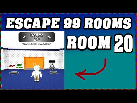 ROOM 20 ESCAPE 99 ROOMS Roblox Walkthrough [Full Guide English] 🗝️