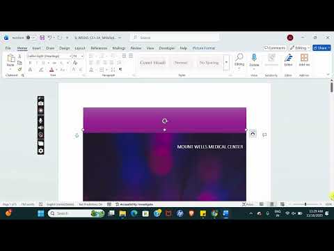 Illustrated Word 365 | Modules 1-3: SAM Capstone Project A Mount Wells Medical Center