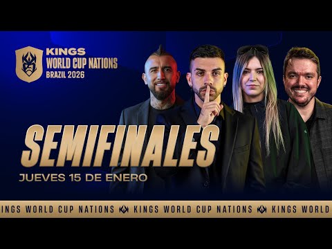 🇪🇸 👑 Kings World Cup Nations 2026 👑 Semifinales | Chile vs España | México vs Brasil