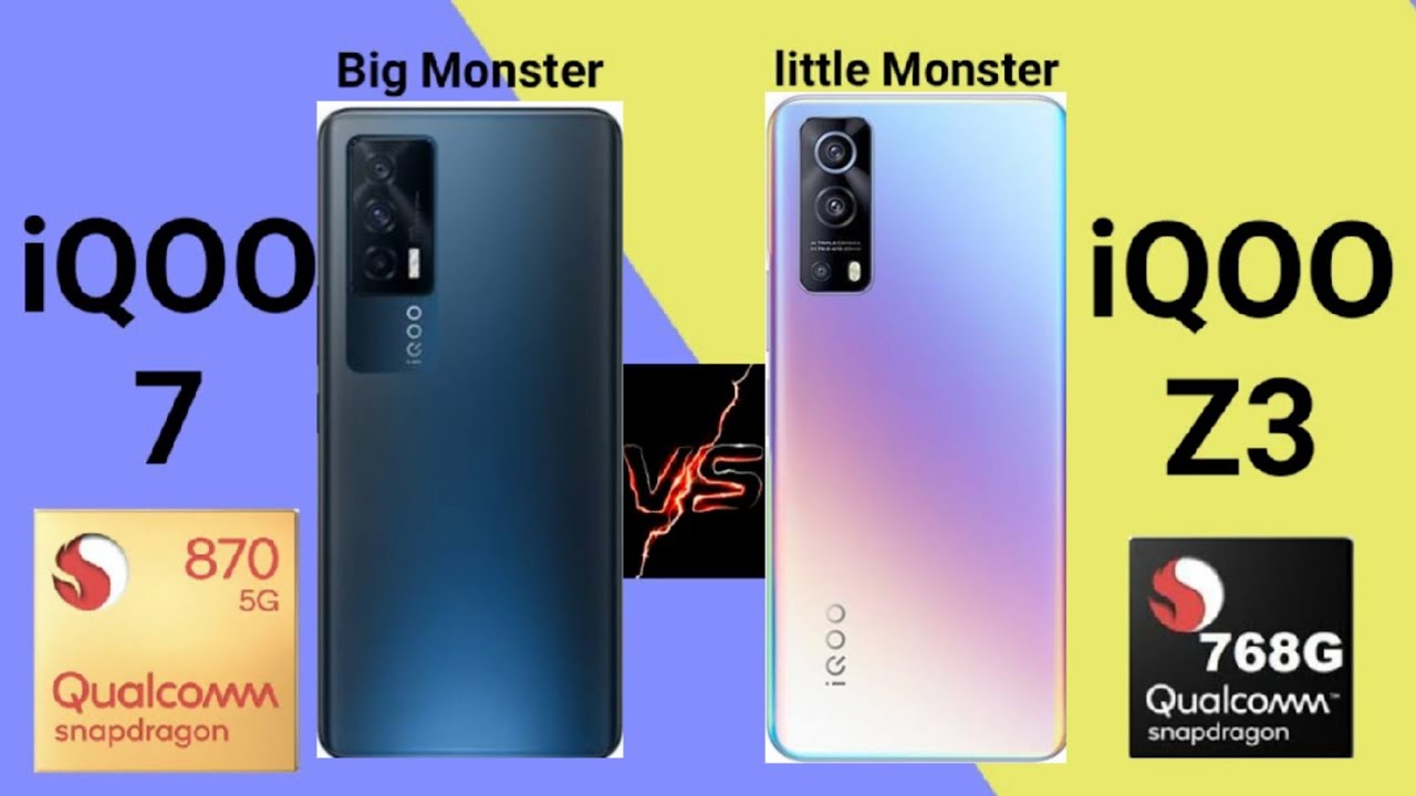 iQOO Z3 vs iQOO 7 speedtest comparison 15 applications practical real life test [Monster vs beast]🔥🔥