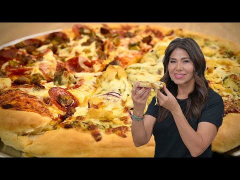 HOMEMADE PIZZA: How to Make Pizza Dough From Scratch Using Active Dry or Fast Acting Yeast