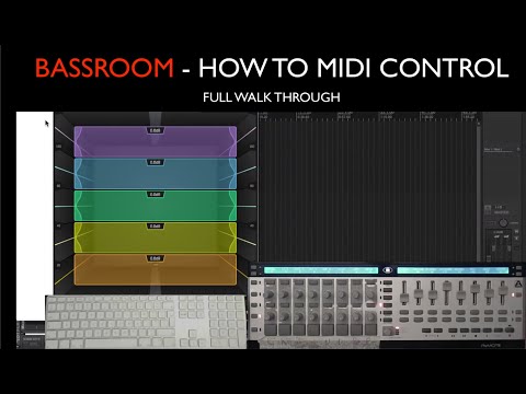 CONTROL FX SERIES - EQ "BASSROOM" plugin  - HOW TO PROGRAM to a  MIDI CONTROLLER