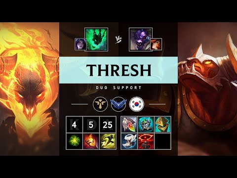 Thresh Support vs Alistar - KR Diamond Patch 25.19