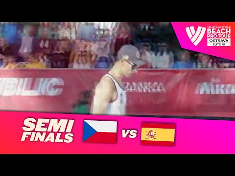 Perusic/Schweiner vs. Herrera/Gavira - Semi-Final Highlights Ostrava 2022 #BeachProTour