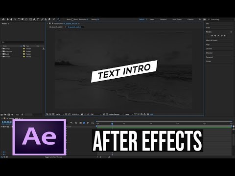 After Effects Tutorial Funky Text Effect in Adobe After Effects