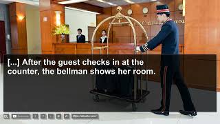 Bellman - Situation 1: Welcoming a guest (EC)(Tourism and hospitality industry)