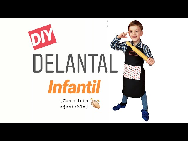 Vídeo relacionado con DiULi Delantales Infantiles, Conjunto de 2 Pcs Delantal Ajustable y Gorro de Cocinero Infantil, Impermeable Delantal con Bolsillo para Niños, Regalo para Pequeños Cocineros (Tartán- Talla única)