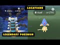 LEGENDARY Pokemon Locations in Pokemon Go 2024 | Legendary Pokemon On Map Pokémon GO