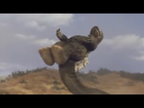 godzilla flying drop kick meme