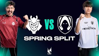 G2 vs HERETICS, G2 EST DE RETOUR DU FIRST STAND ! (LEC Spring Split 2026)