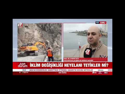 Prof. Dr. Ayberk Kaya-A Haber- İklim değişikliğine bağlı afet tehlikesi