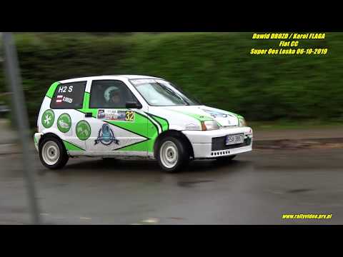 Dawid DROZD / Karol FLAGA - Fiat CC - Super Oes Lesko 06-10-2019
