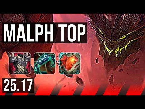 MALPHITE vs DARIUS (TOP) | 10/1/7, Godlike | KR Master | 25.17